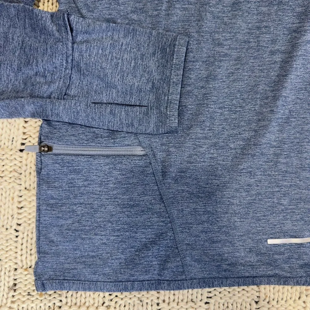 Nike Swift Dri-FIT 1/4 Zip Running Top Women’s Large Blue UPF 40+ NWT